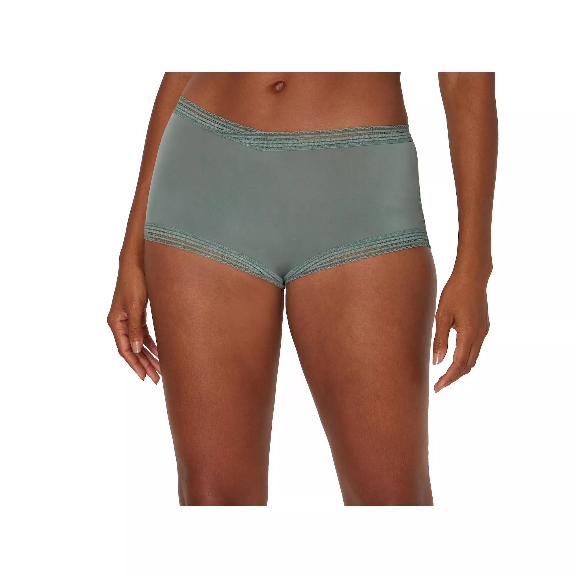 Maidenform Modern Full Coverage Boyshort DMMLBS, Women's, Size: Small, Silver Green Product Image