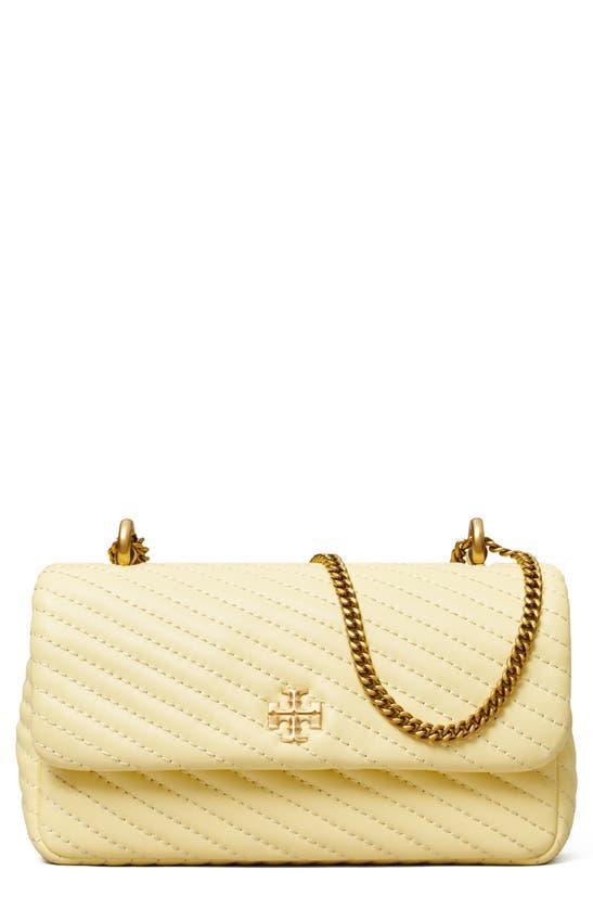 Mini Kira Quilted Shoulder Bag In Yellow Product Image