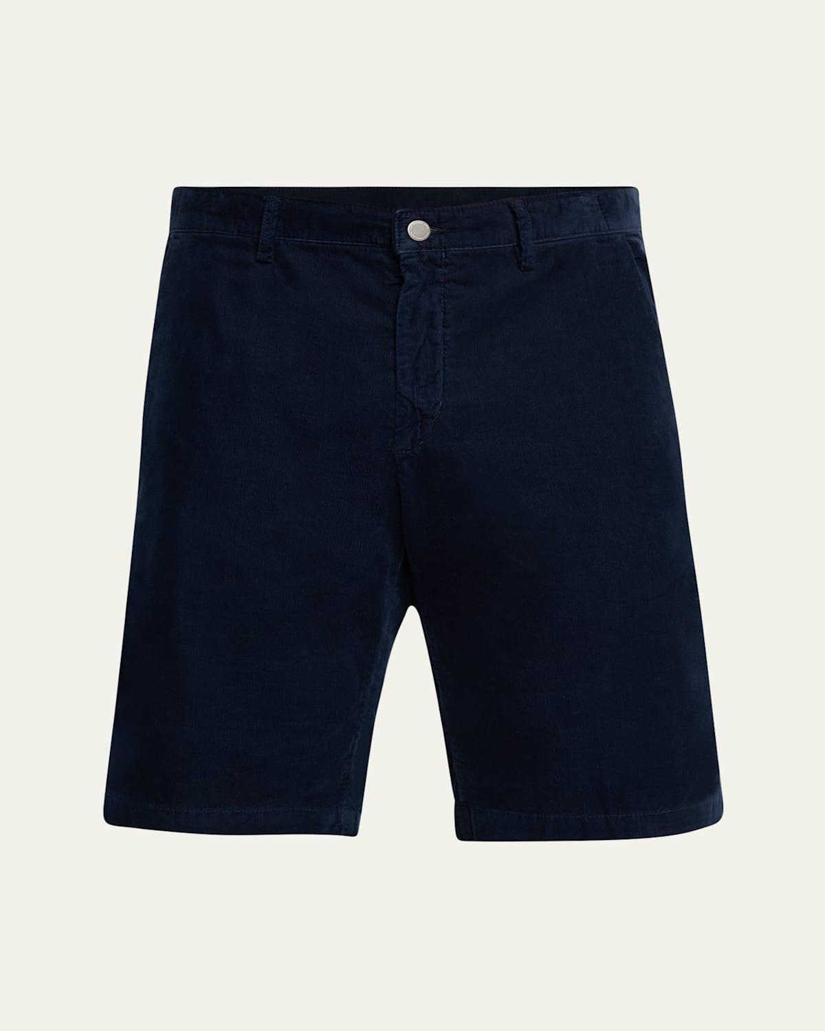 Mens Flat Front Corduroy Shorts Product Image