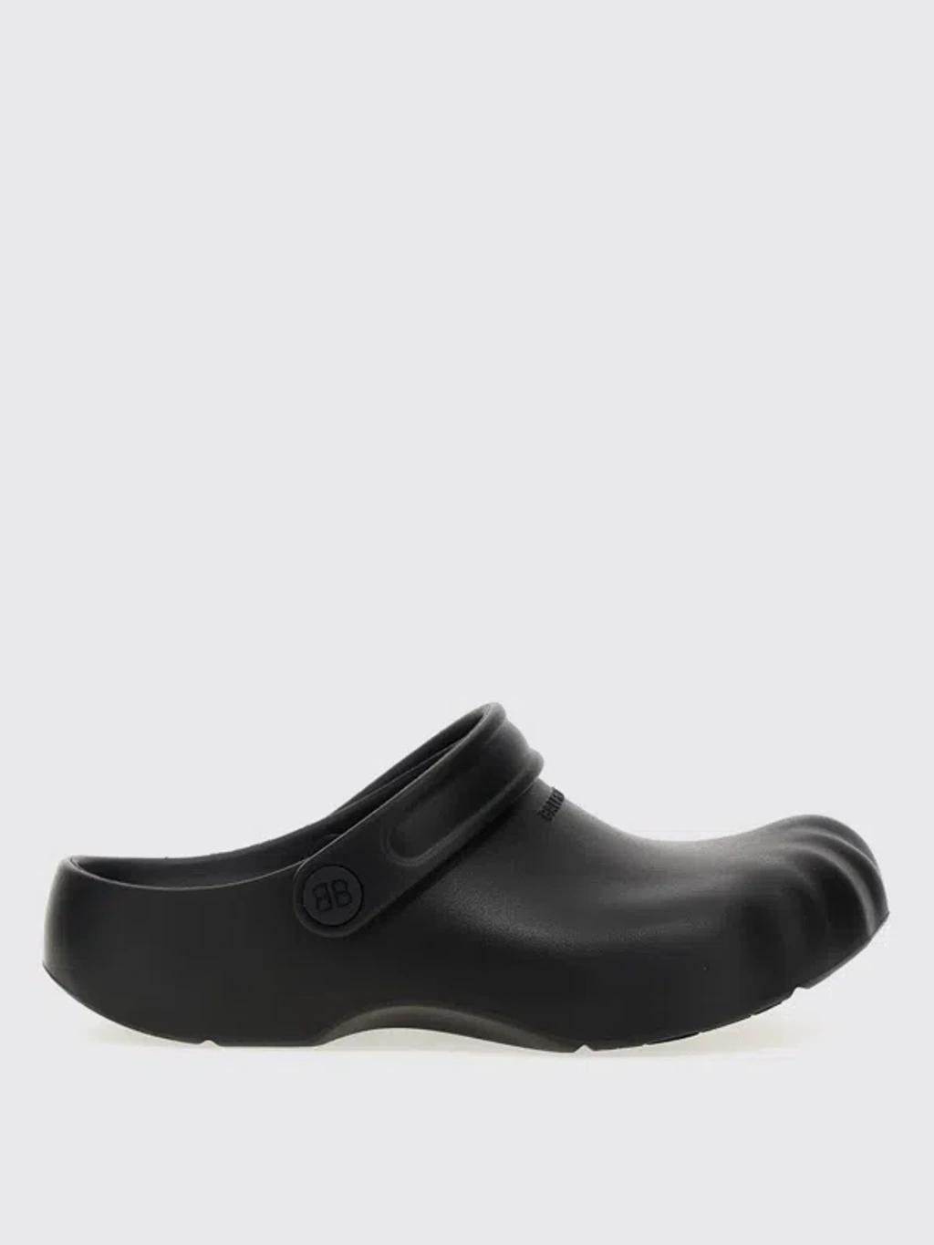 BALENCIAGA Sunday Molded Flat Shoes Black Product Image