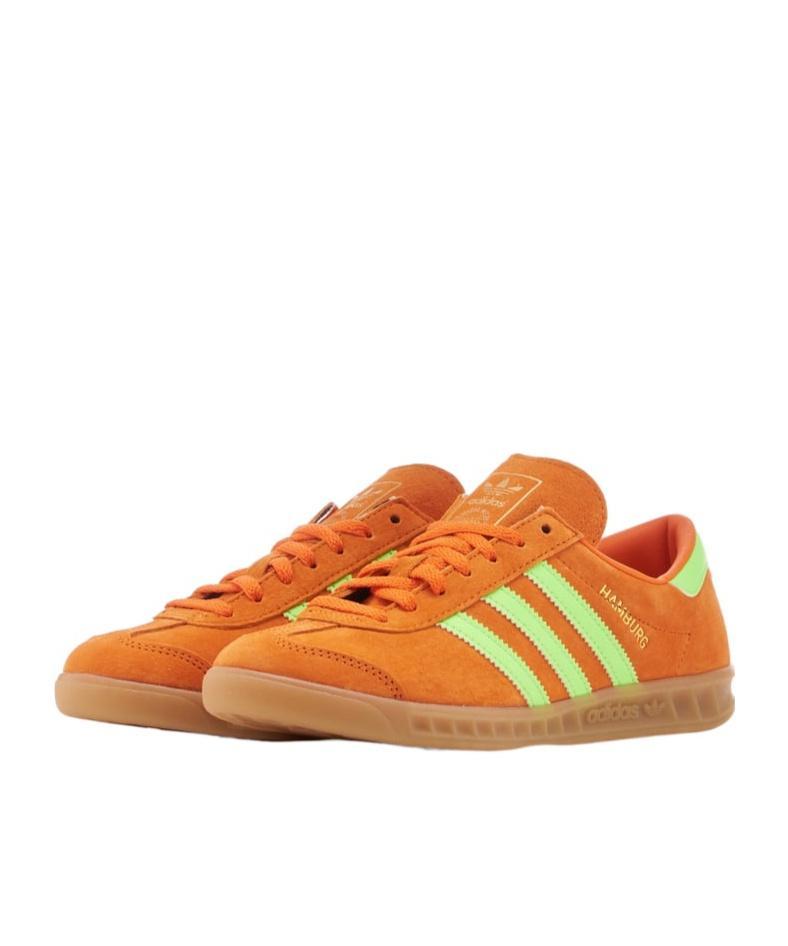 ADIDAS ORIGINALS Adidas Womens Orange Solar Hamburg Low-top Suede Trainers Product Image