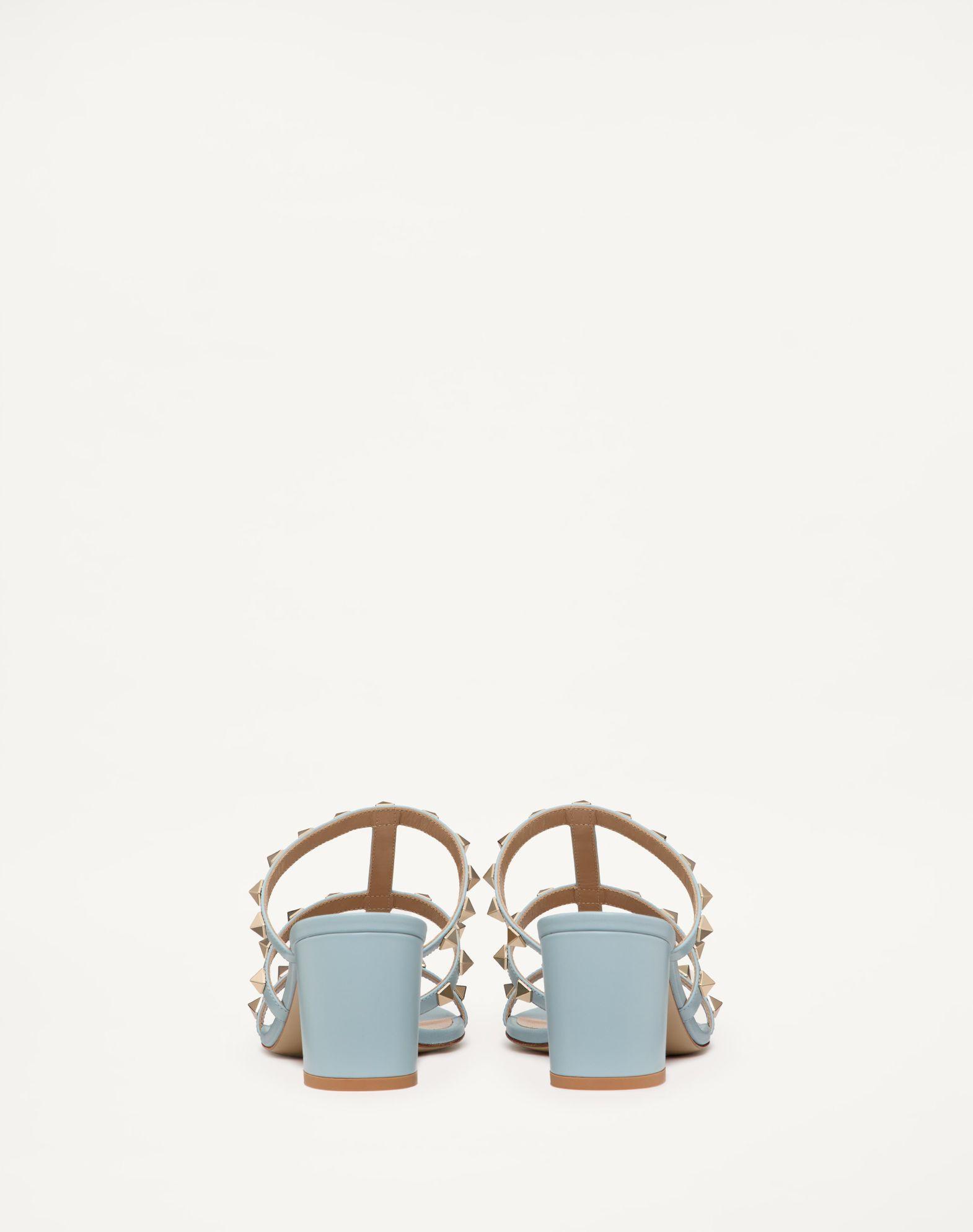 Rockstud Calfskin Leather Slide Sandal 60 Mm Product Image