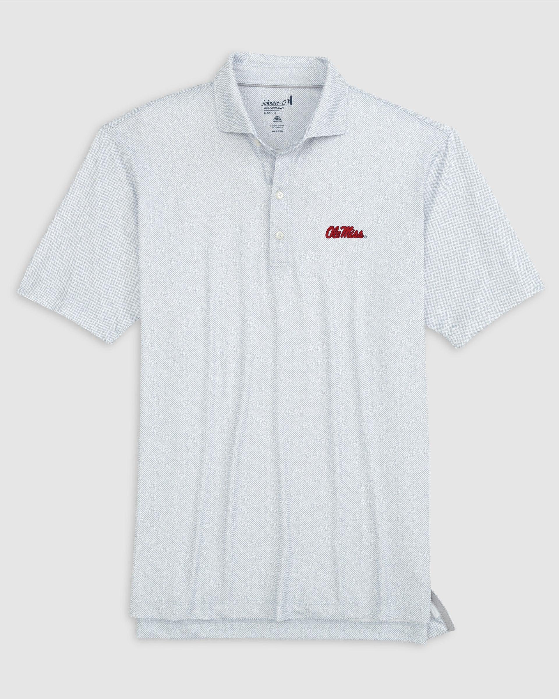 johnnie-O Ole Miss Hinson Jersey Performance Polo - Stacked Logo Product Image