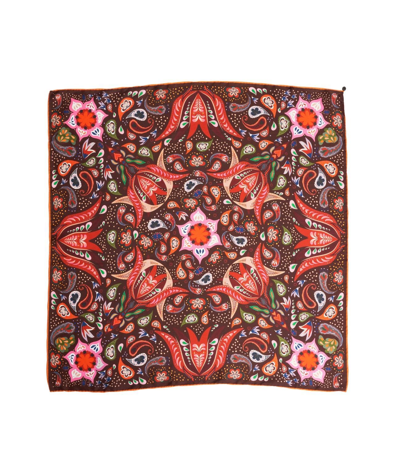 Foulard with floral print Product Image