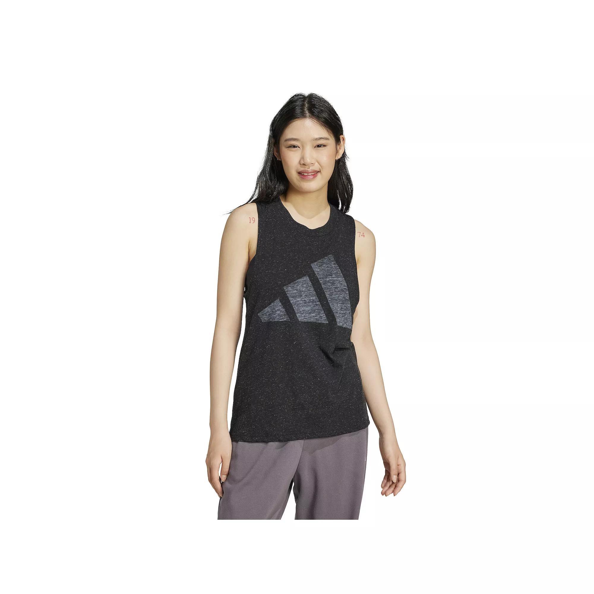 Women's adidas Essentials Winners Sportswear Tank Top, Size: XL, Black Product Image