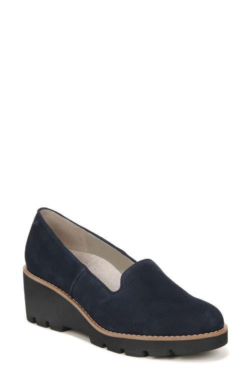 VIONIC Willa Wedge (Navy Suede) Women's Shoes Product Image