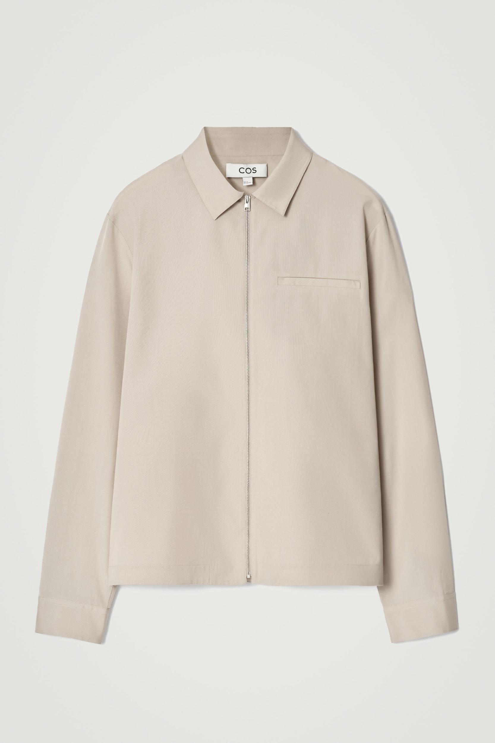 ZIPPED TWILL SHIRT Product Image