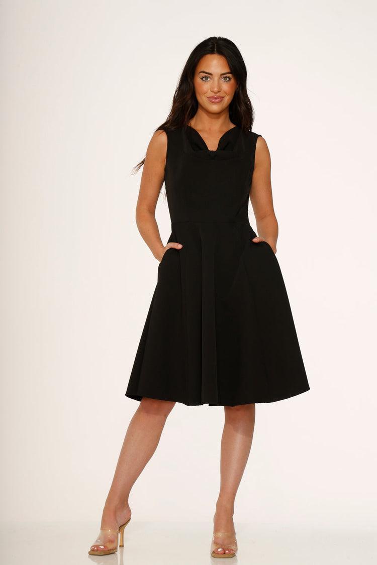 Black Swing Dress Product Image