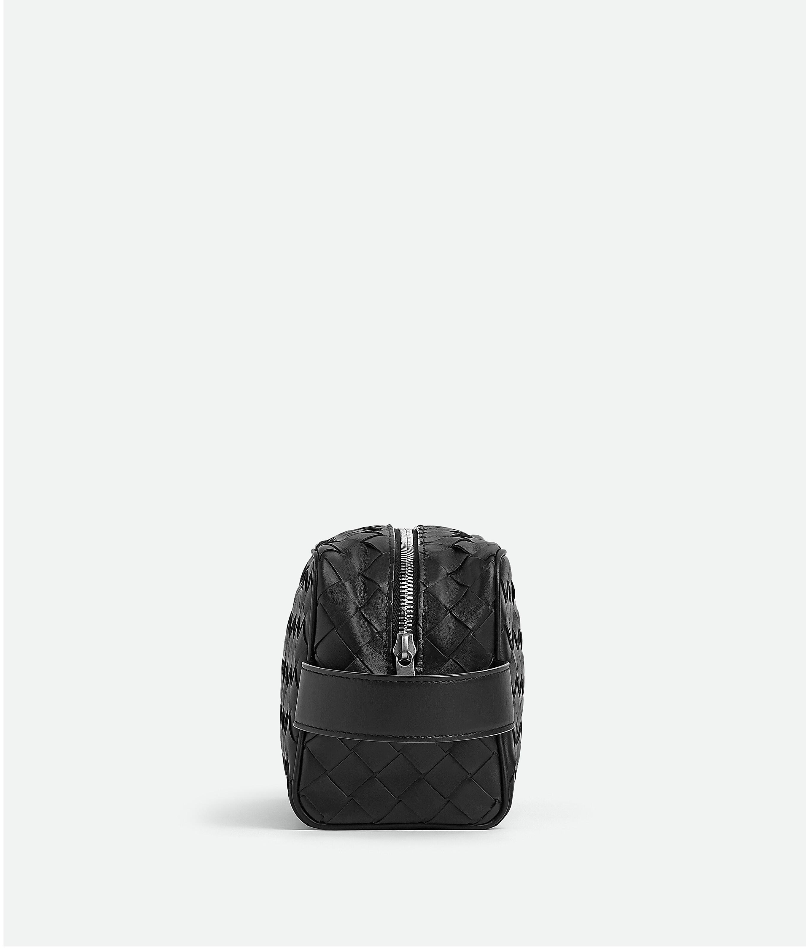 BOTTEGA VENETA Bottega  Veneta Intrecciato Travel Pouch In Black Product Image