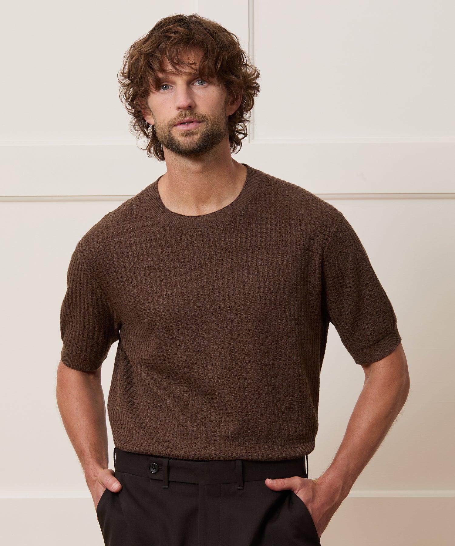 Linen Waffle Tee Product Image