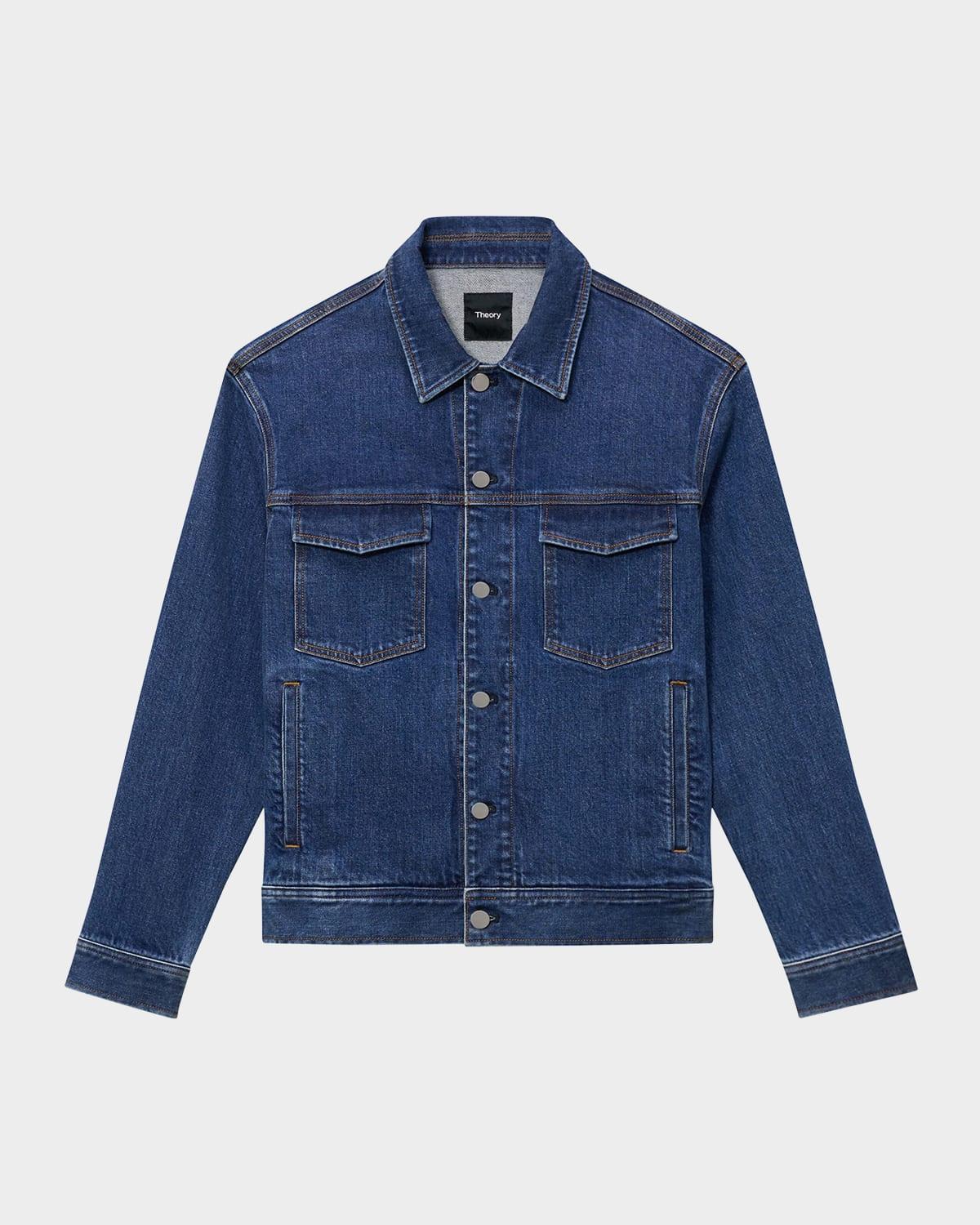 Men's City Denim Trucker Jacket Product Image