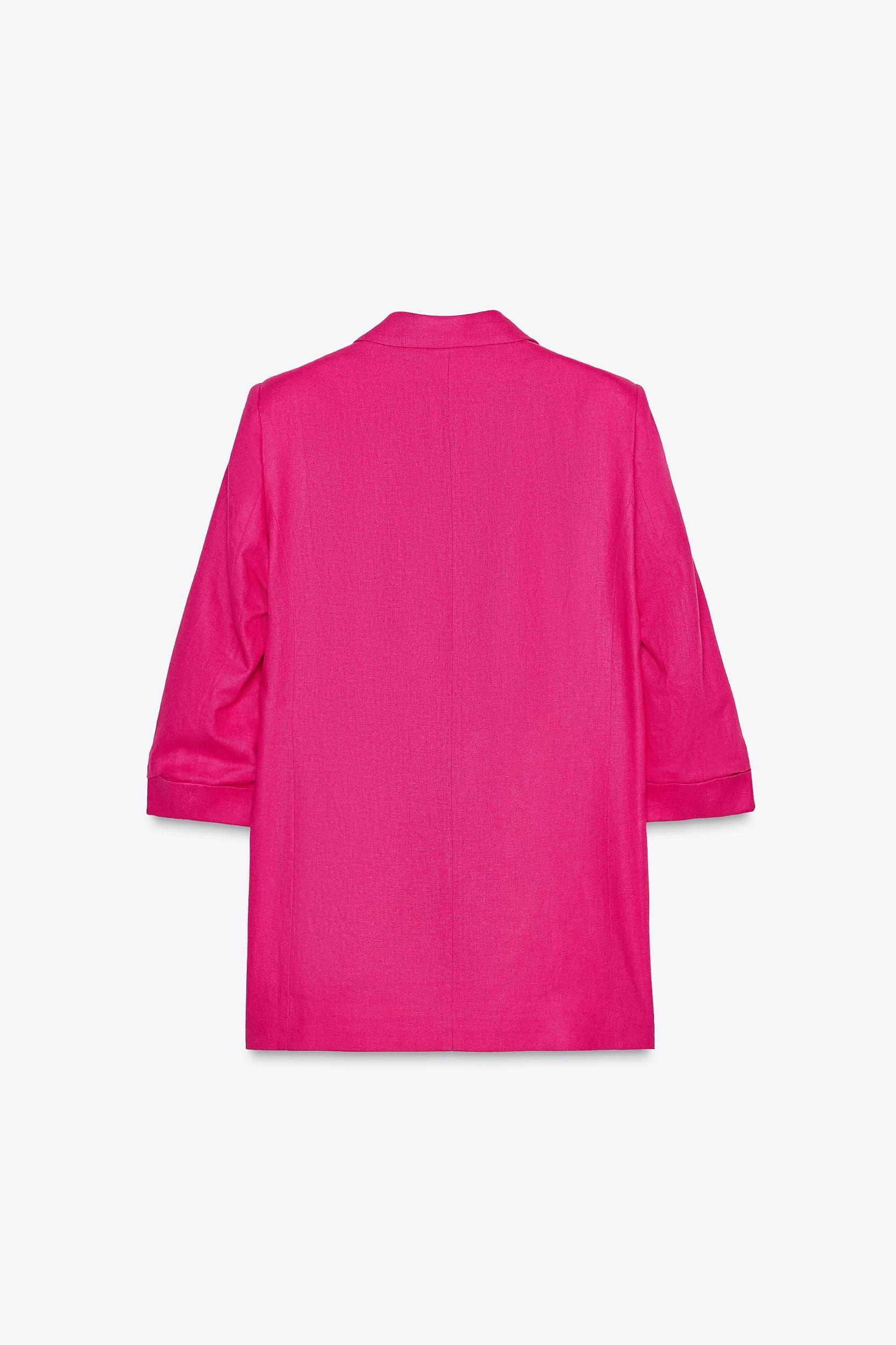 BLAZER WITH ROLLED-UP SLEEVES Product Image