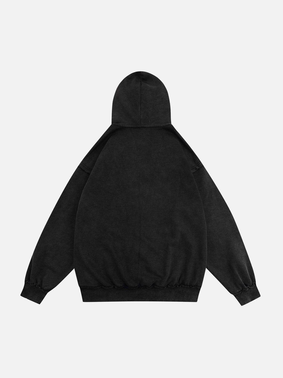 Aelfric Eden Oversized Star Zip Up Hoodie Product Image