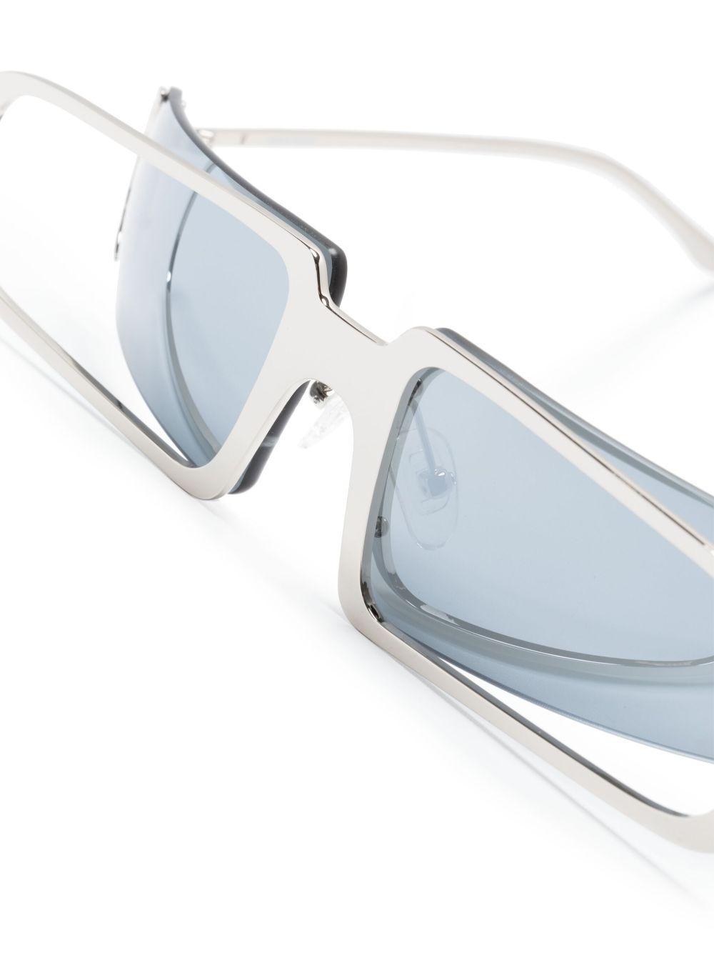 oversized-frame tinted sunglasses Product Image