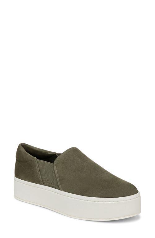 Warren Suede Slip-On Platform Sneakers Product Image