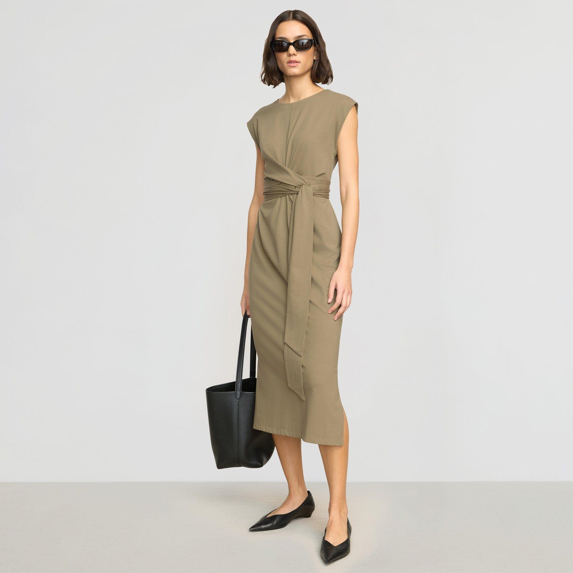 Fei Tie-Front Organic Cotton Dress Product Image