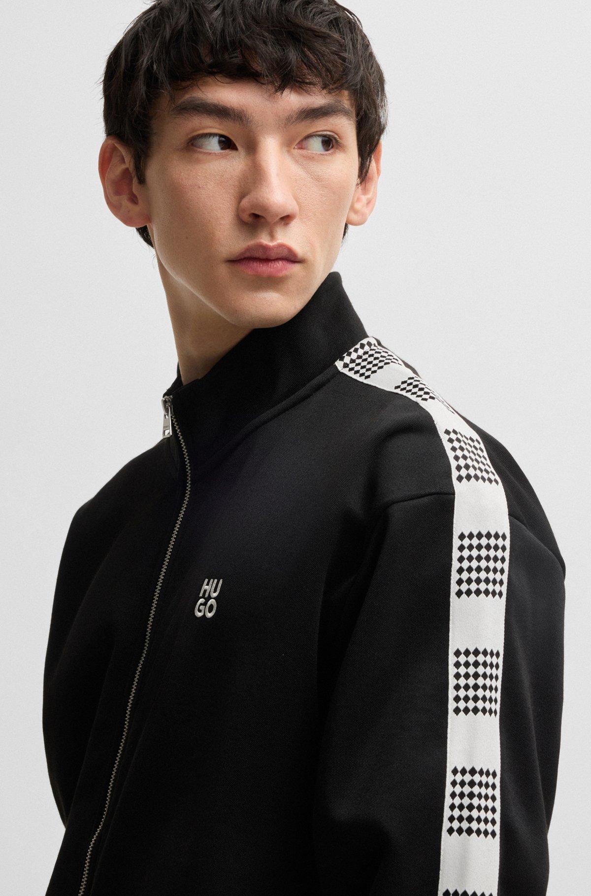 Sweatshirt with checked tape Product Image