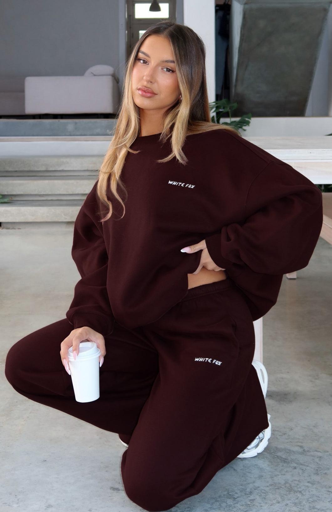 Test Drive Oversized Sweater Chocolate Product Image