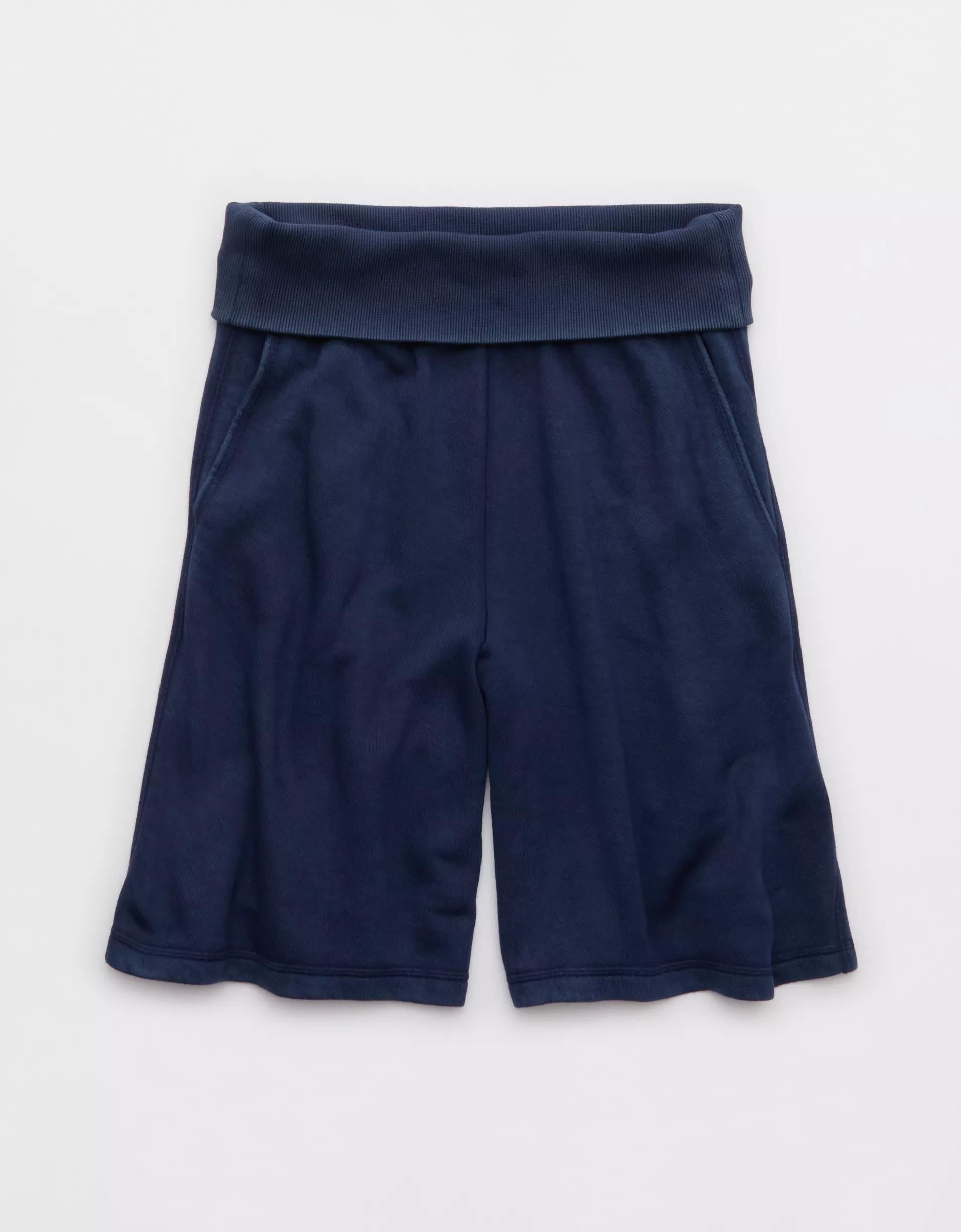 OFFLINE By Aerie Keep It 100 Terry Foldover Long Short Product Image