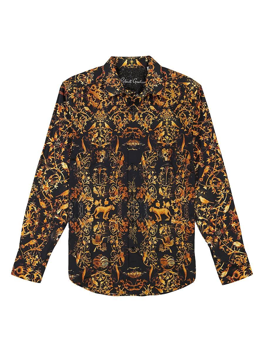 Mens Brut Printed Button-Front Shirt Product Image