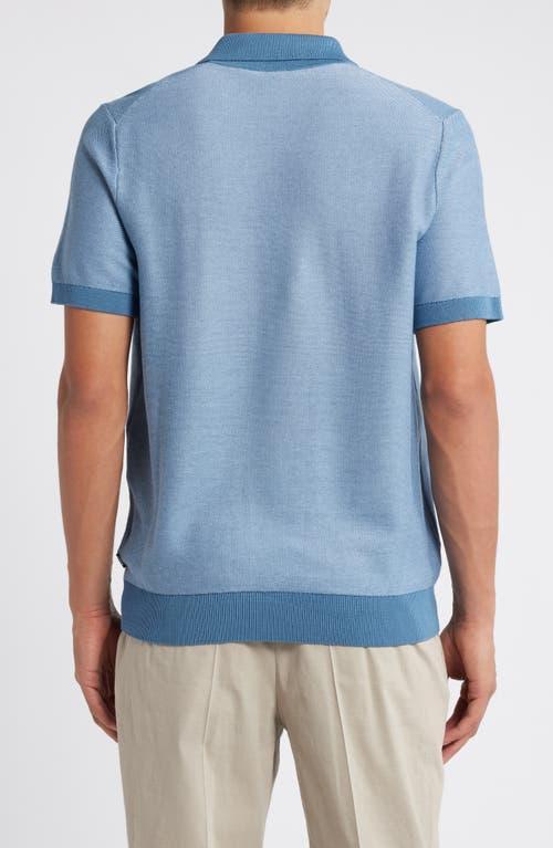 HUGO BOSS Tempio Polo In Light Pastel Blue Product Image