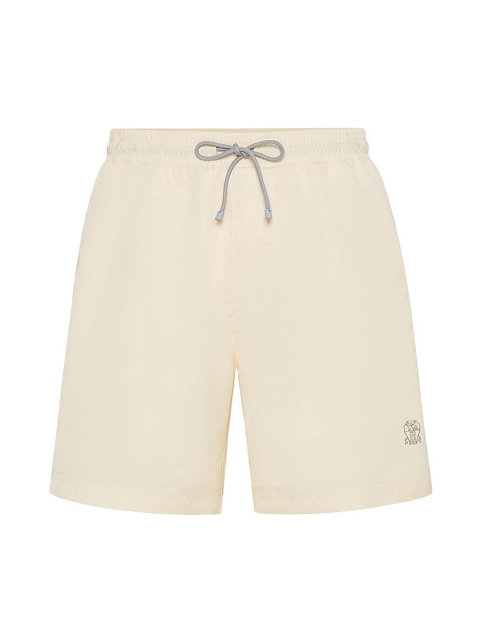 Mens Solid Swim Trunks Product Image