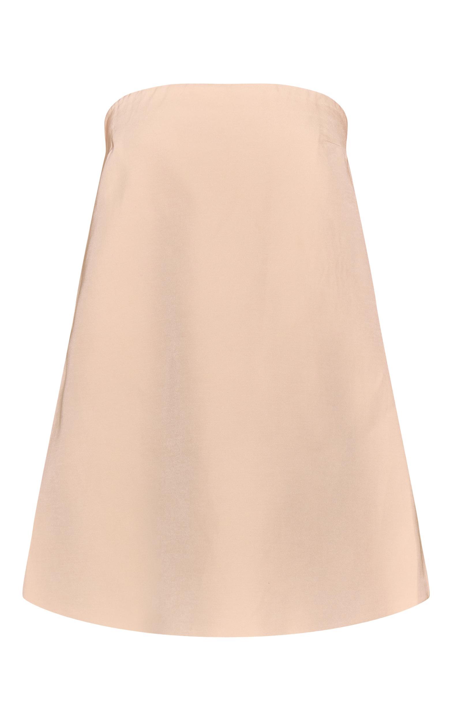 Cream Bandeau A-line Dress Product Image