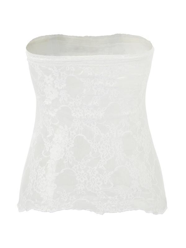 Lace Stitching Bandeau Top Product Image