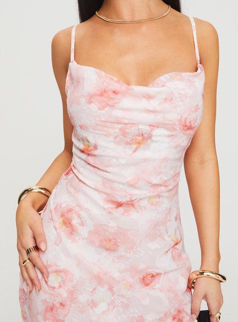 Mafalde Maxi Dress Pink Product Image