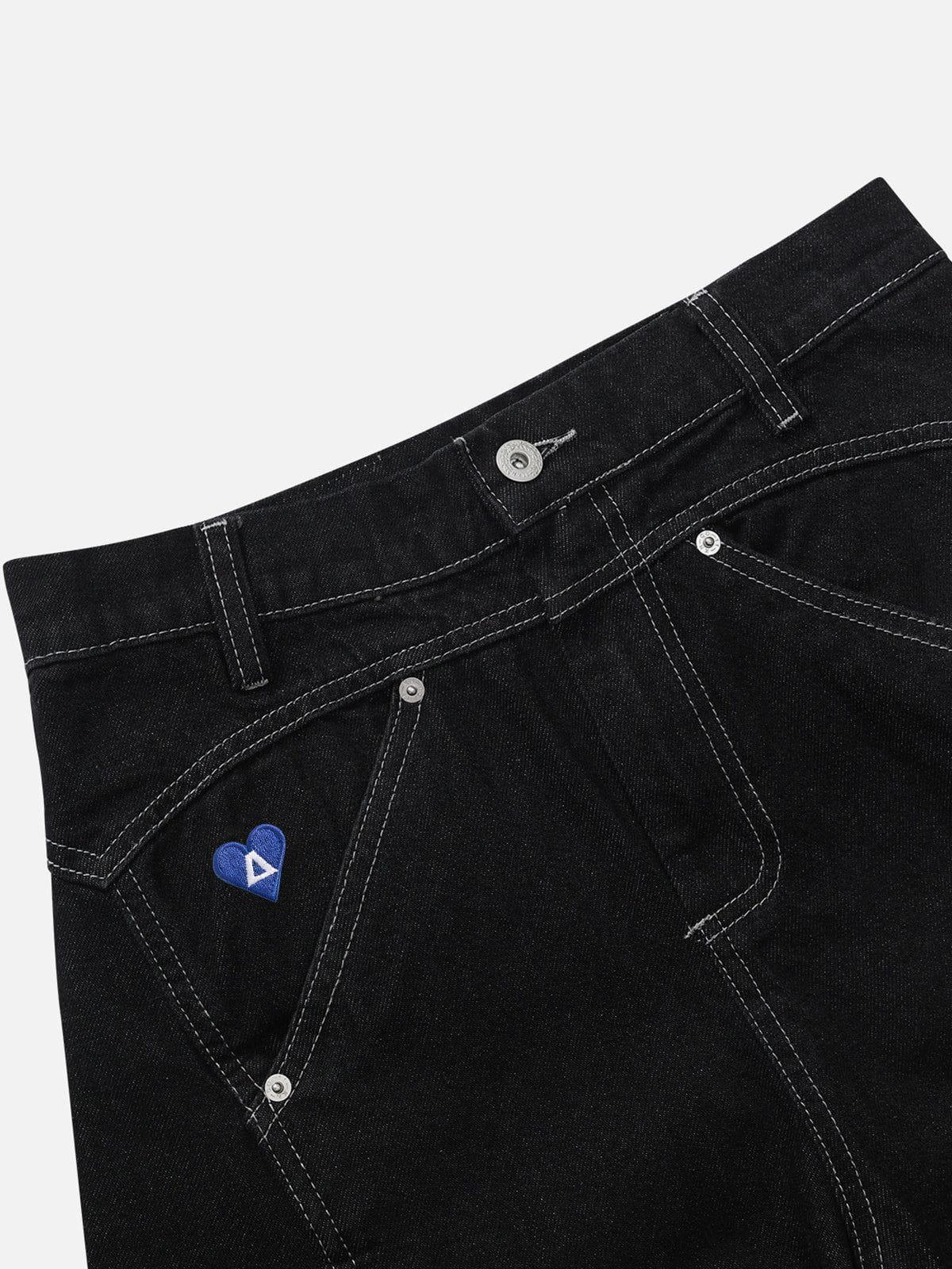Aelfric Eden Wrinkle Baggy Barrel Jeans Product Image