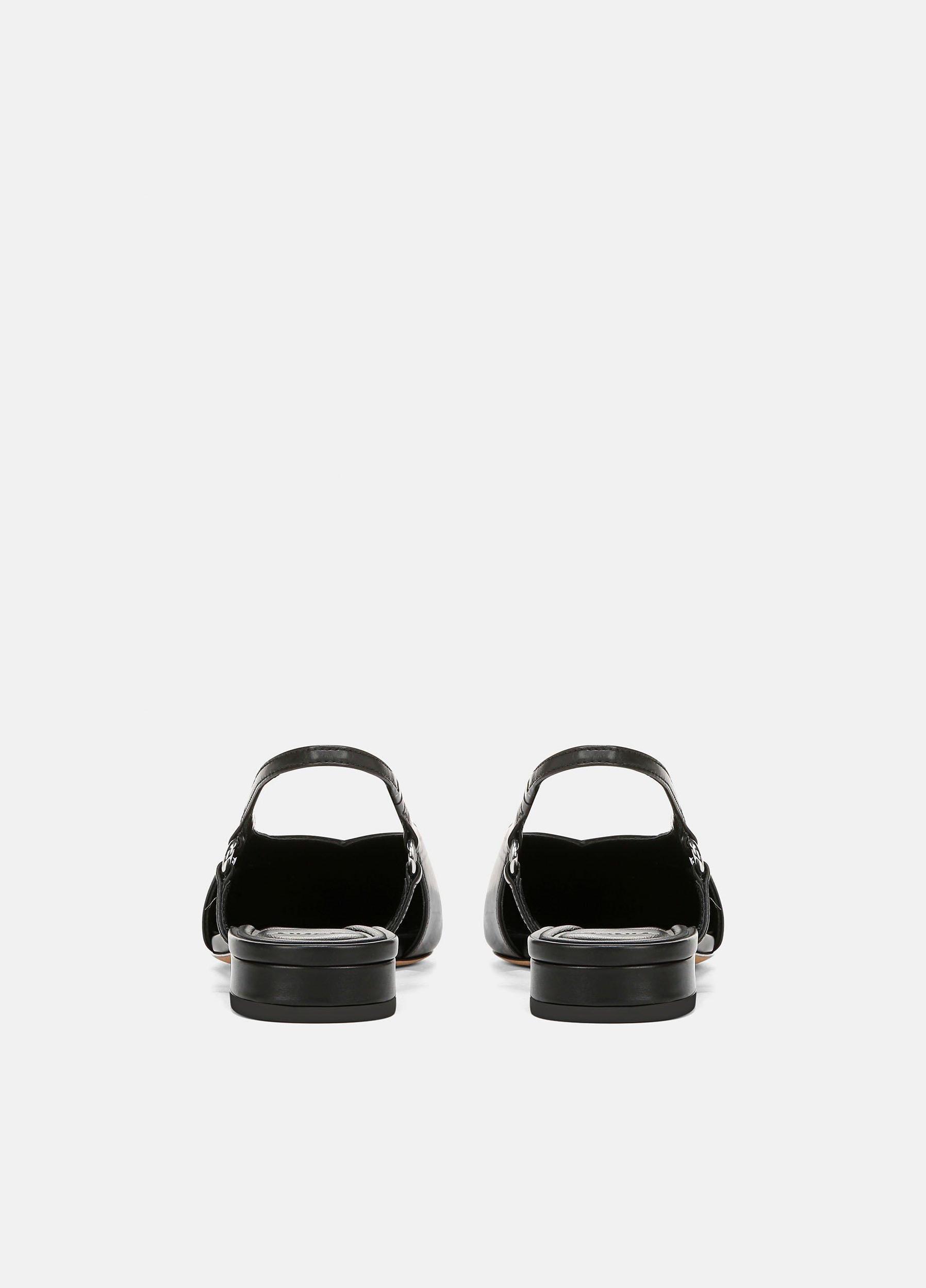 Ines Leather Slingback Flat Product Image
