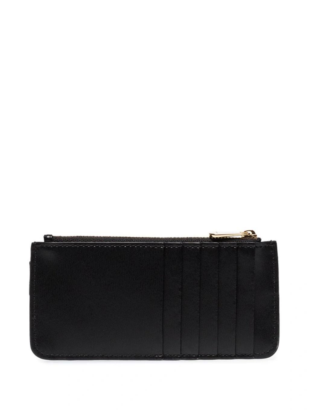 FERRAGAMO Black Vara Bow Long Leather Wallet Product Image