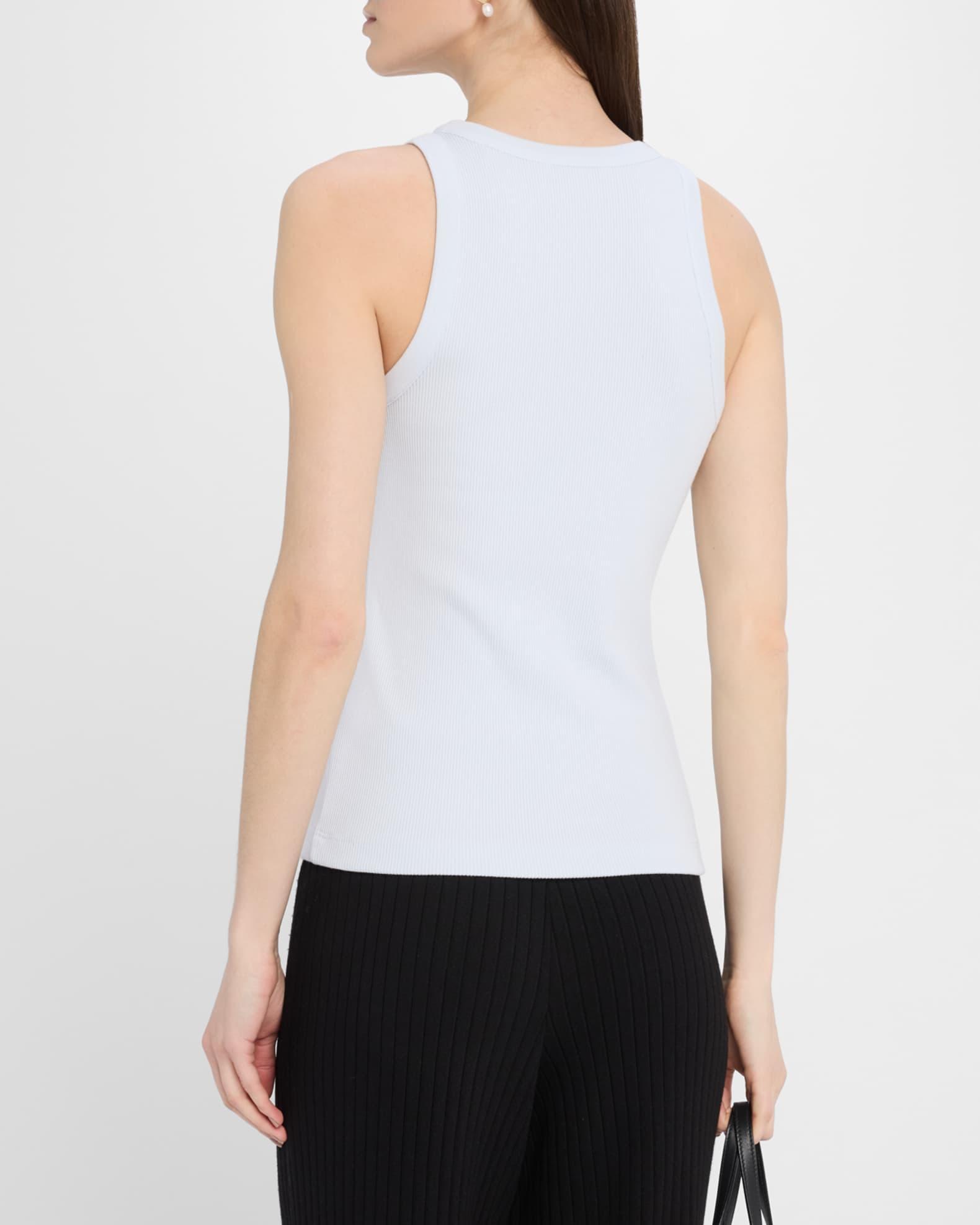 Scoop-Neck Ribbed Tank Top Product Image