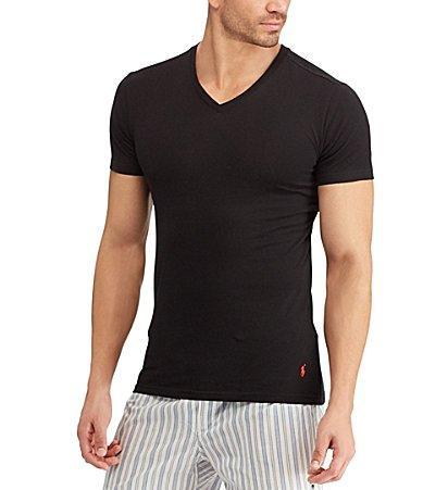 Classic Fit Cotton Wicking V-Neck T-Shirt 3-Pack Product Image