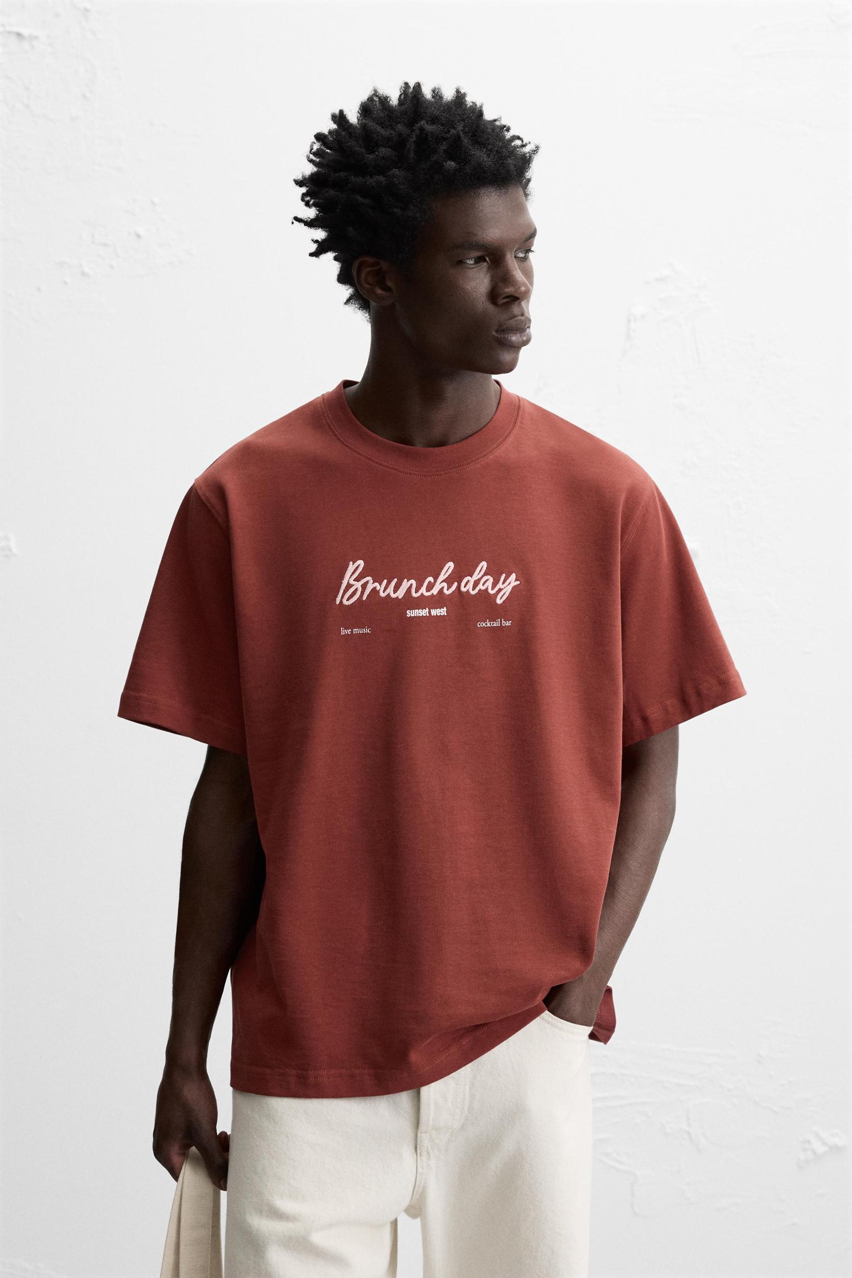 TEXT PRINT T-SHIRT Product Image