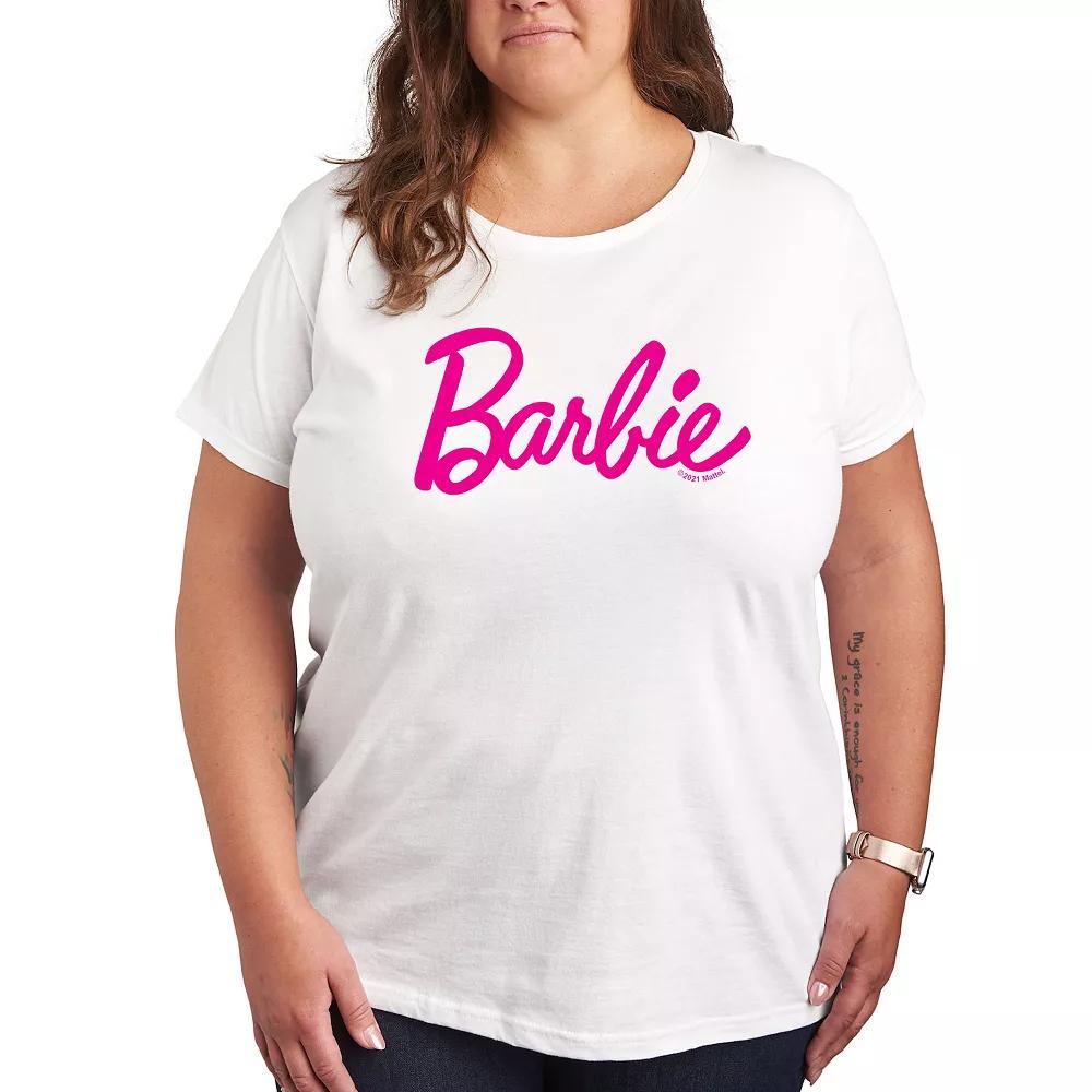 Plus Barbie™ Classic Logo Tee, Women's,  Product Image