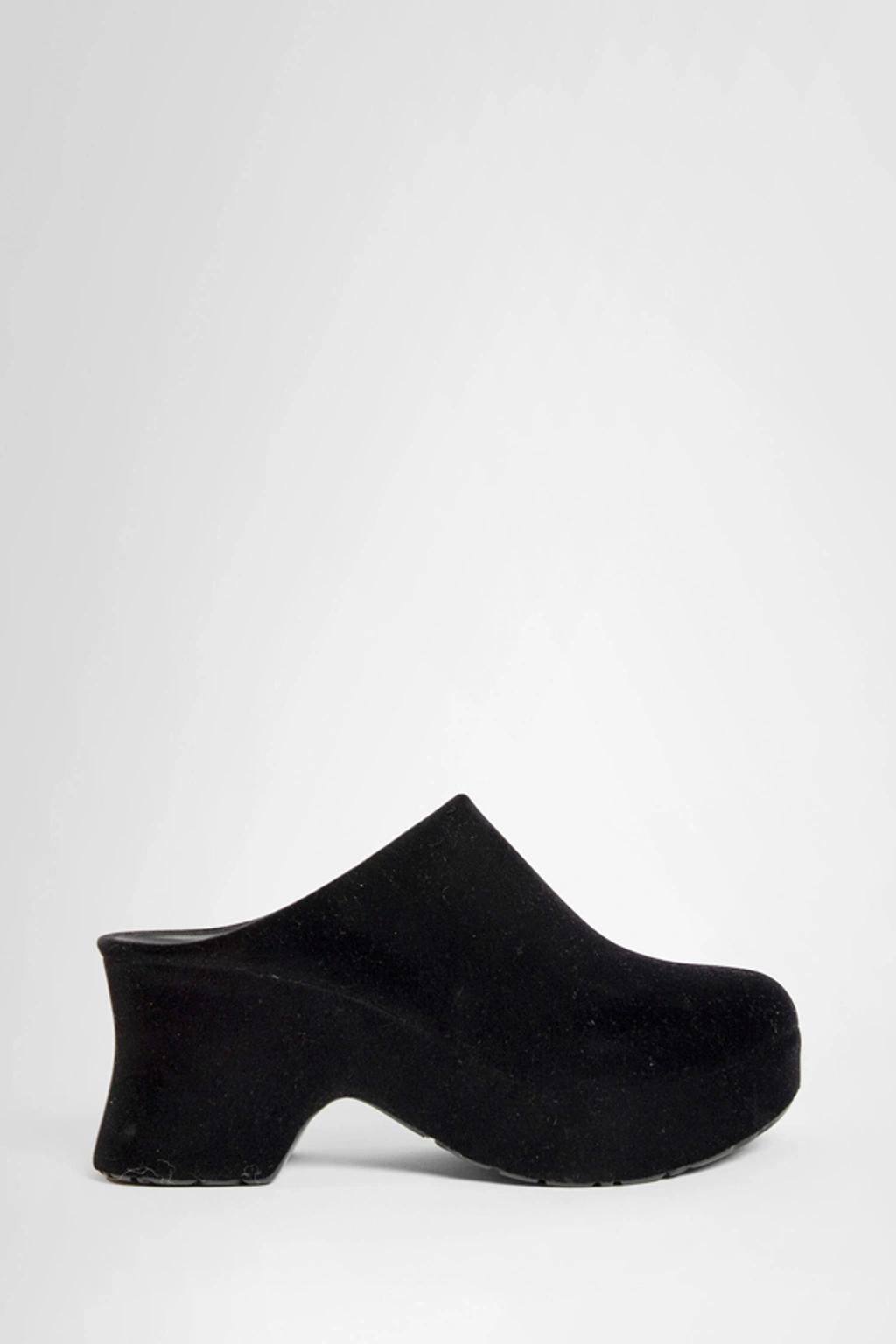 Terra Velvet Clogs In Black Product Image