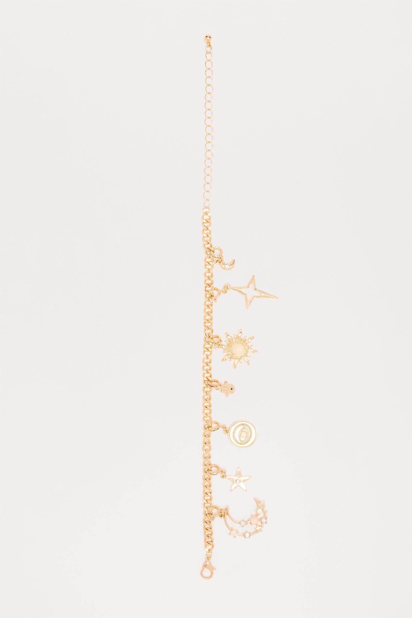 Starlit Charm Bracelet - Gold Product Image