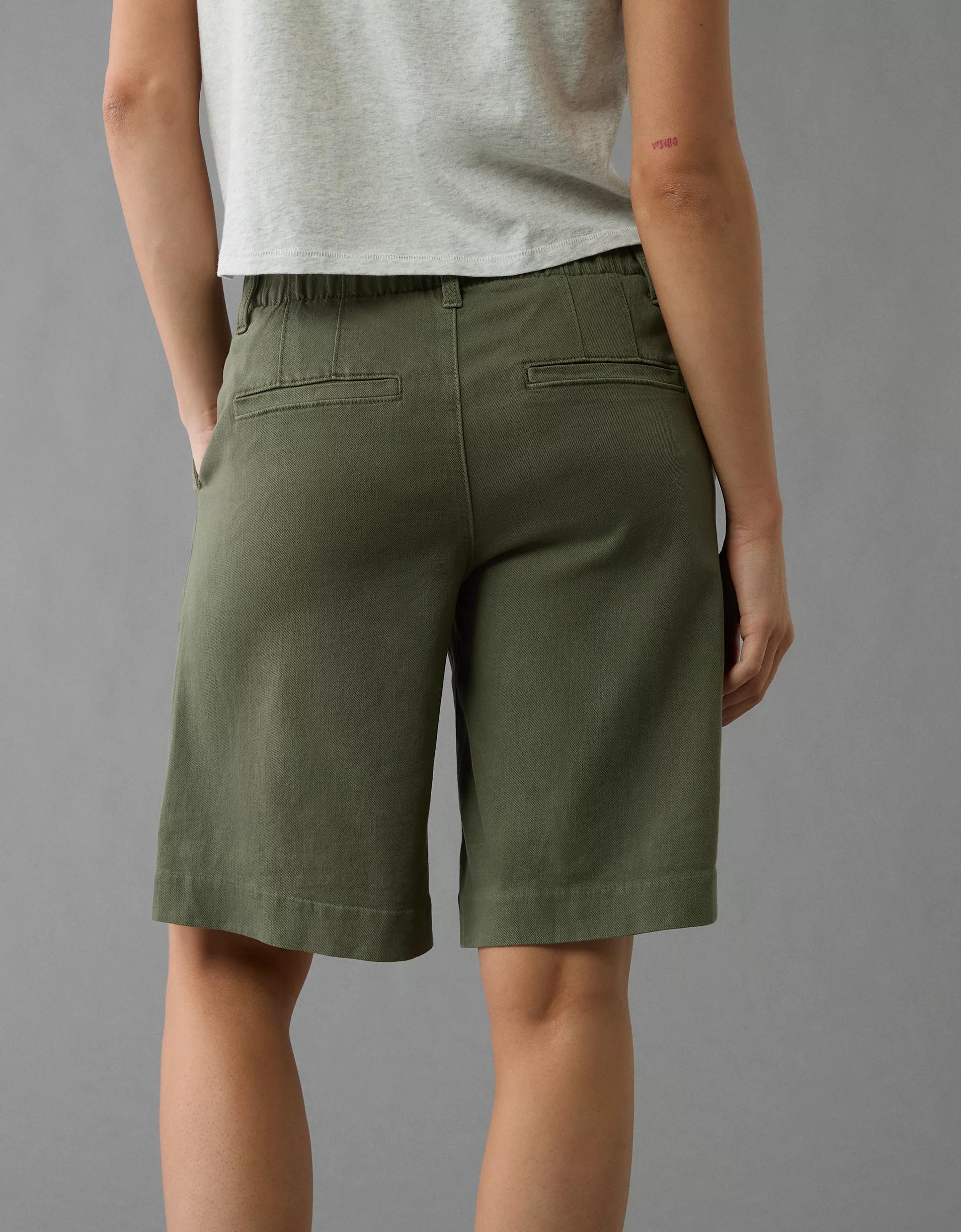 AE 11" Stretch High-Waisted Trouser Short Product Image