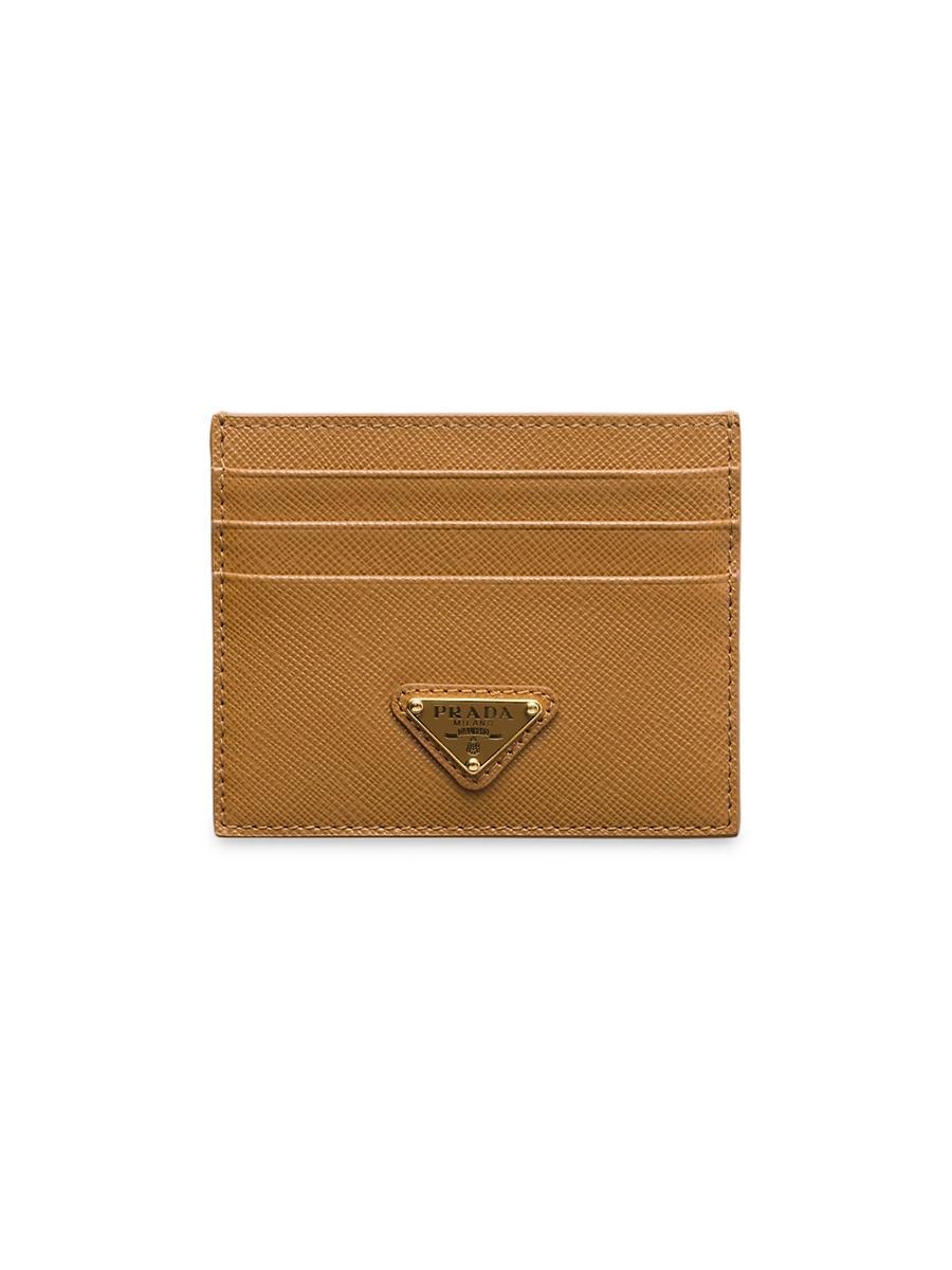 Womens Saffiano Leather Card Holder Product Image