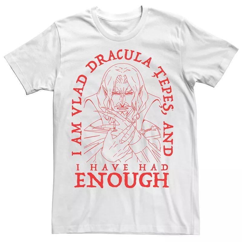 Mens Netflix Castlevania I Am Dracula And I Have Had Enough Tee Product Image