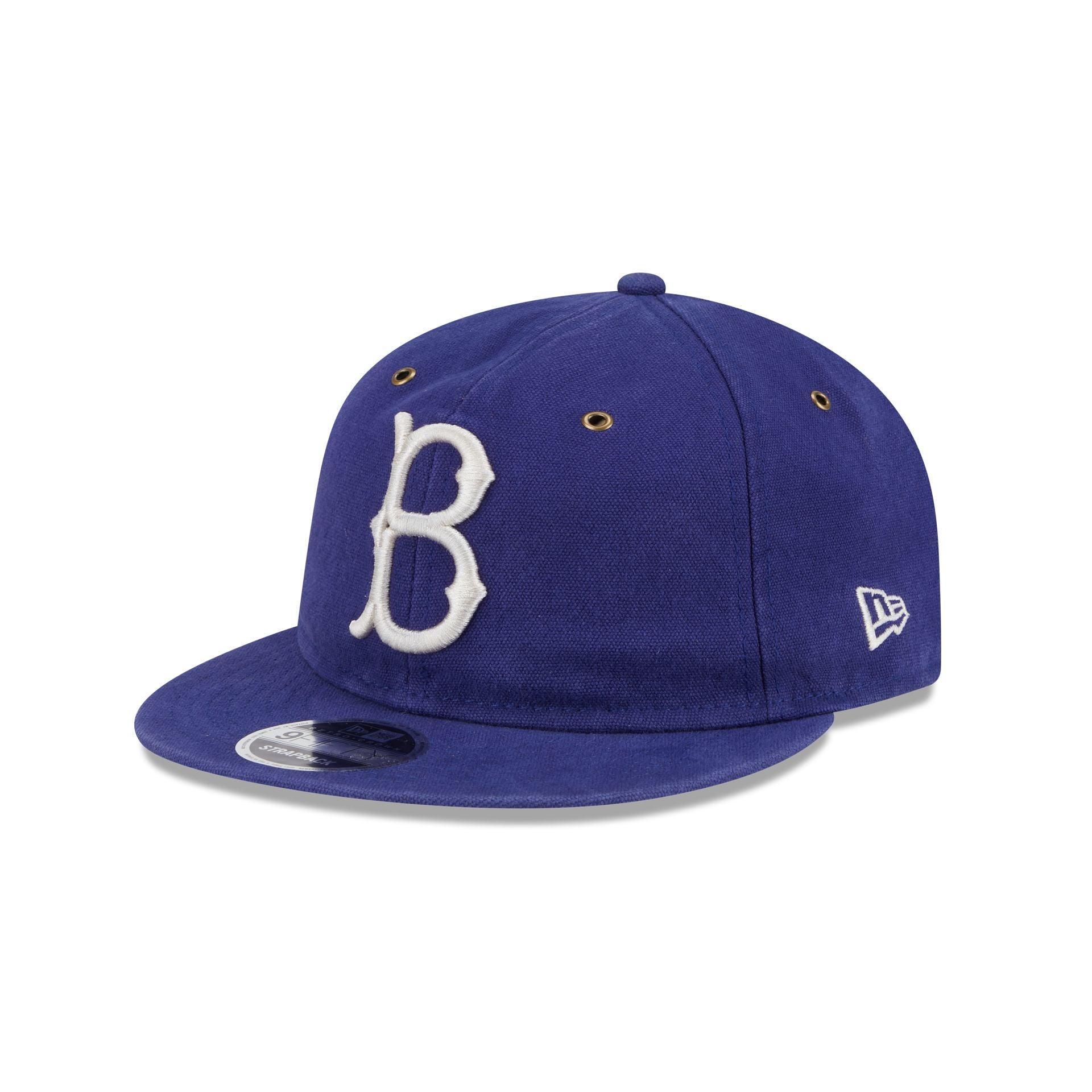 Brooklyn Dodgers Cotton Canvas Retro Crown 9FIFTY Adjustable Hat Male Product Image