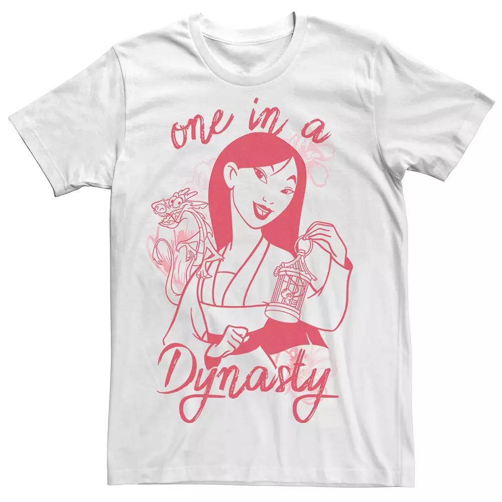 Disney's Mulan One In A Dynasty Men's Tee, Size: XXL, White Product Image