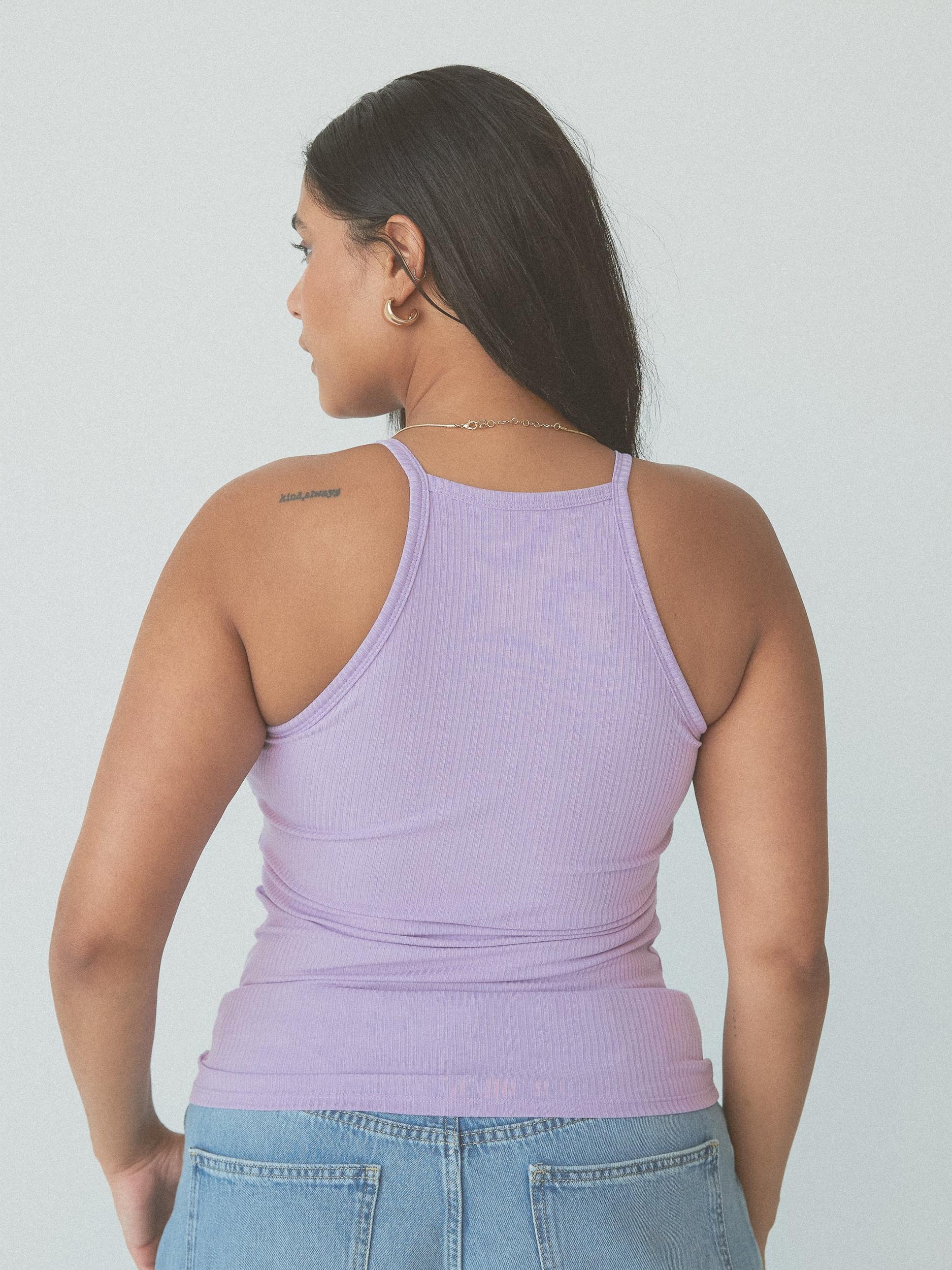 Ribbed High Neck Brami Product Image