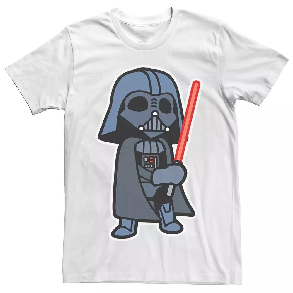 Men's Star Wars Darth Vader Chibi Cartoon Tee,  Product Image