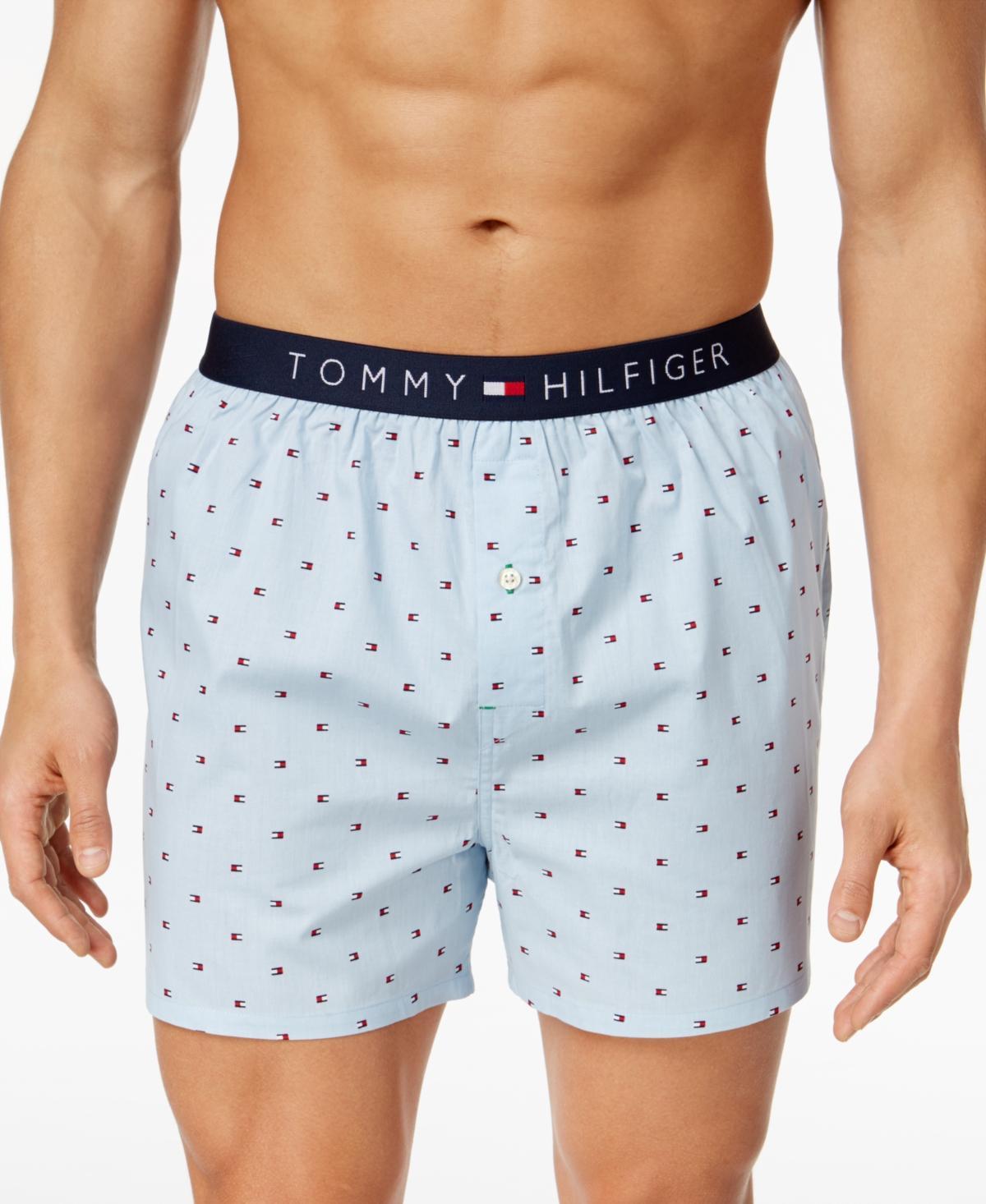 Tommy Hilfiger Mens Flag Logo Printed Cotton Boxers Product Image