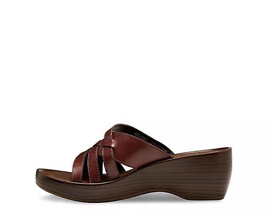 Eastland Womens Poppy Wedge Sandal Comfort Slides Product Image