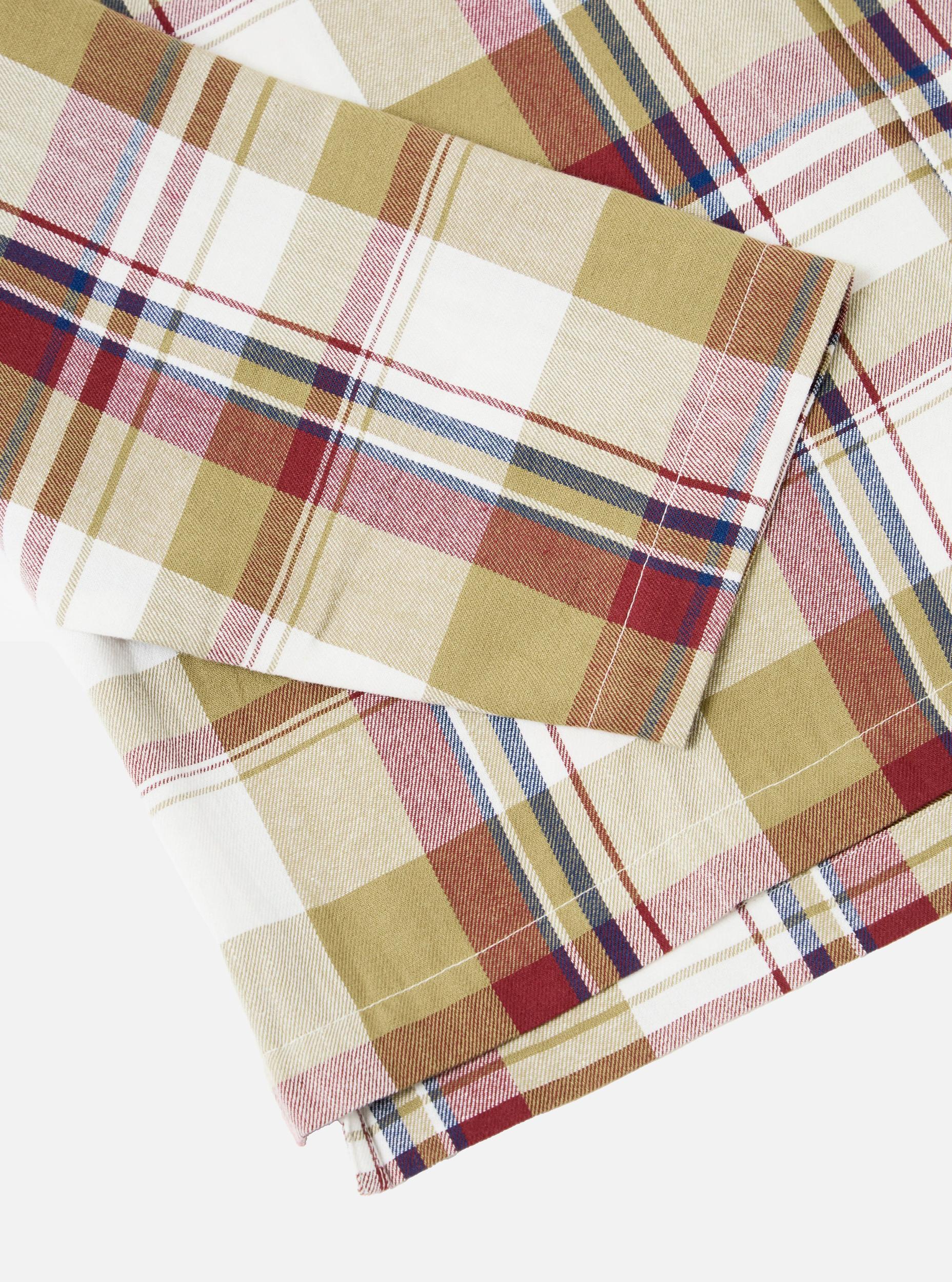 Red/Brown Kip Check Long Pyjama Set Product Image