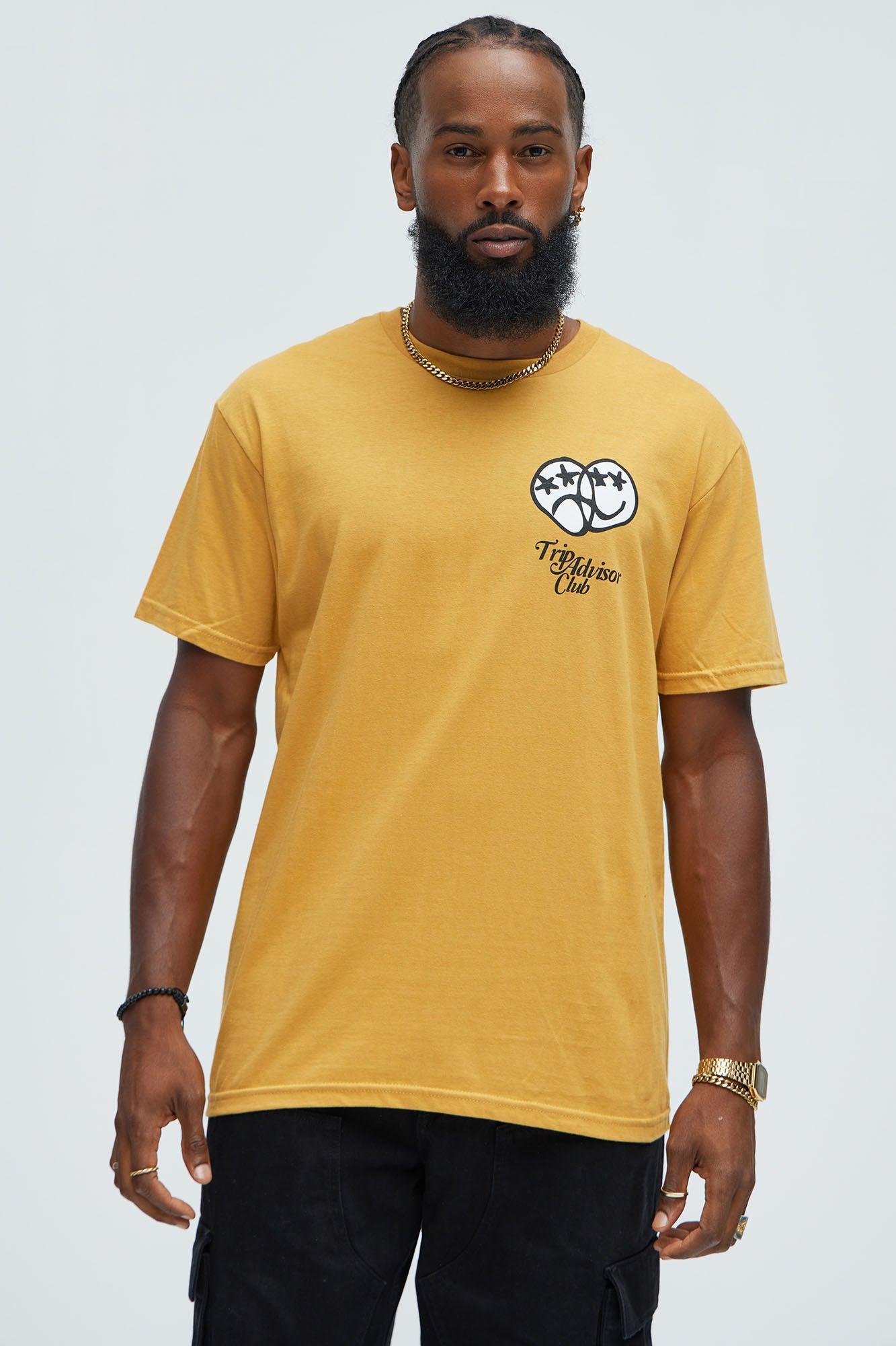 Feel The Noise Short Sleeve Tee - Mustard Product Image