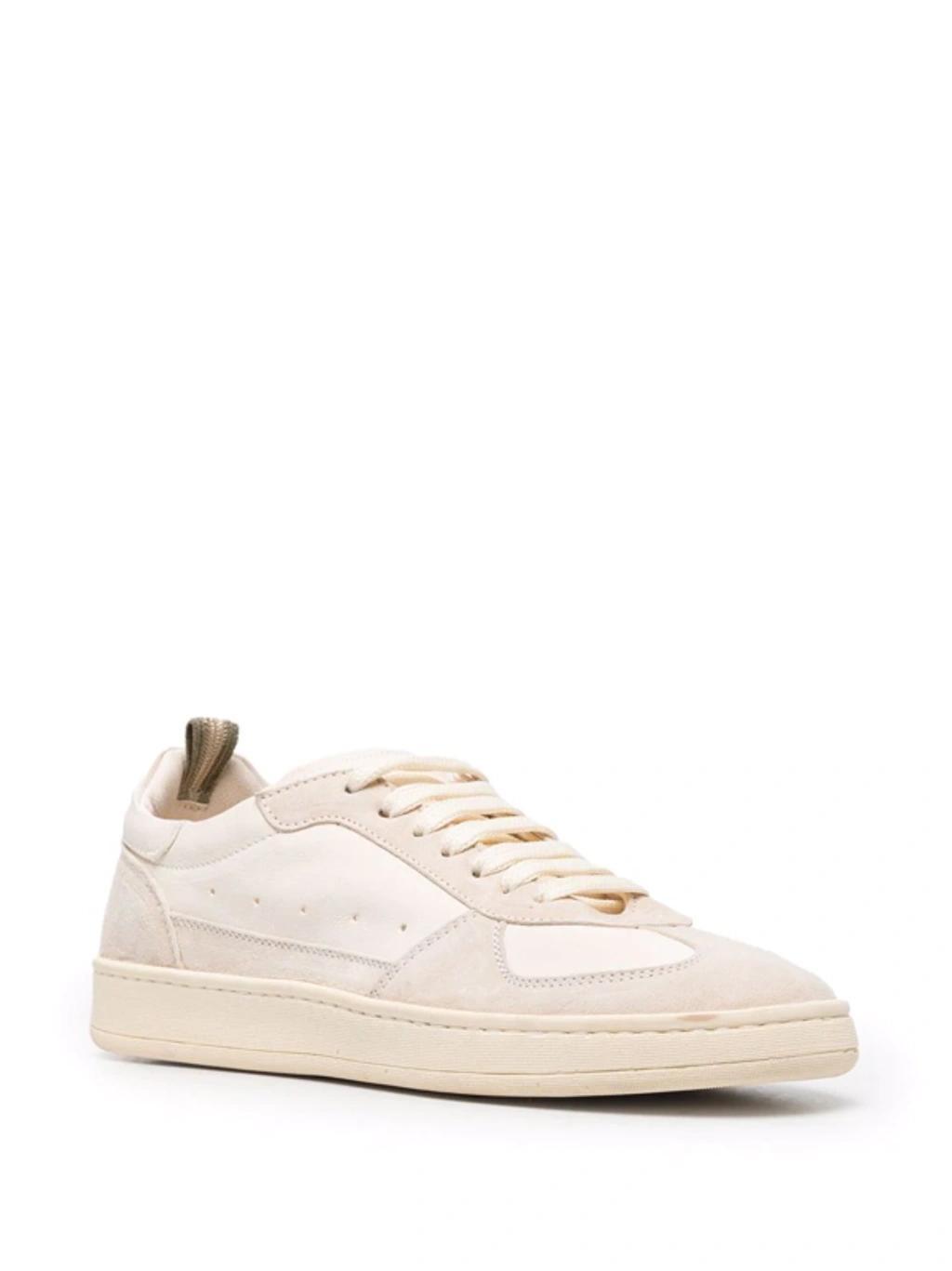 OFFICINE CREATIVE Kadett Panelled Sneakers In Neutrals Product Image